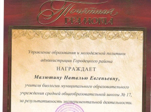 Грамота за результативность в эксперим деят район.jpg